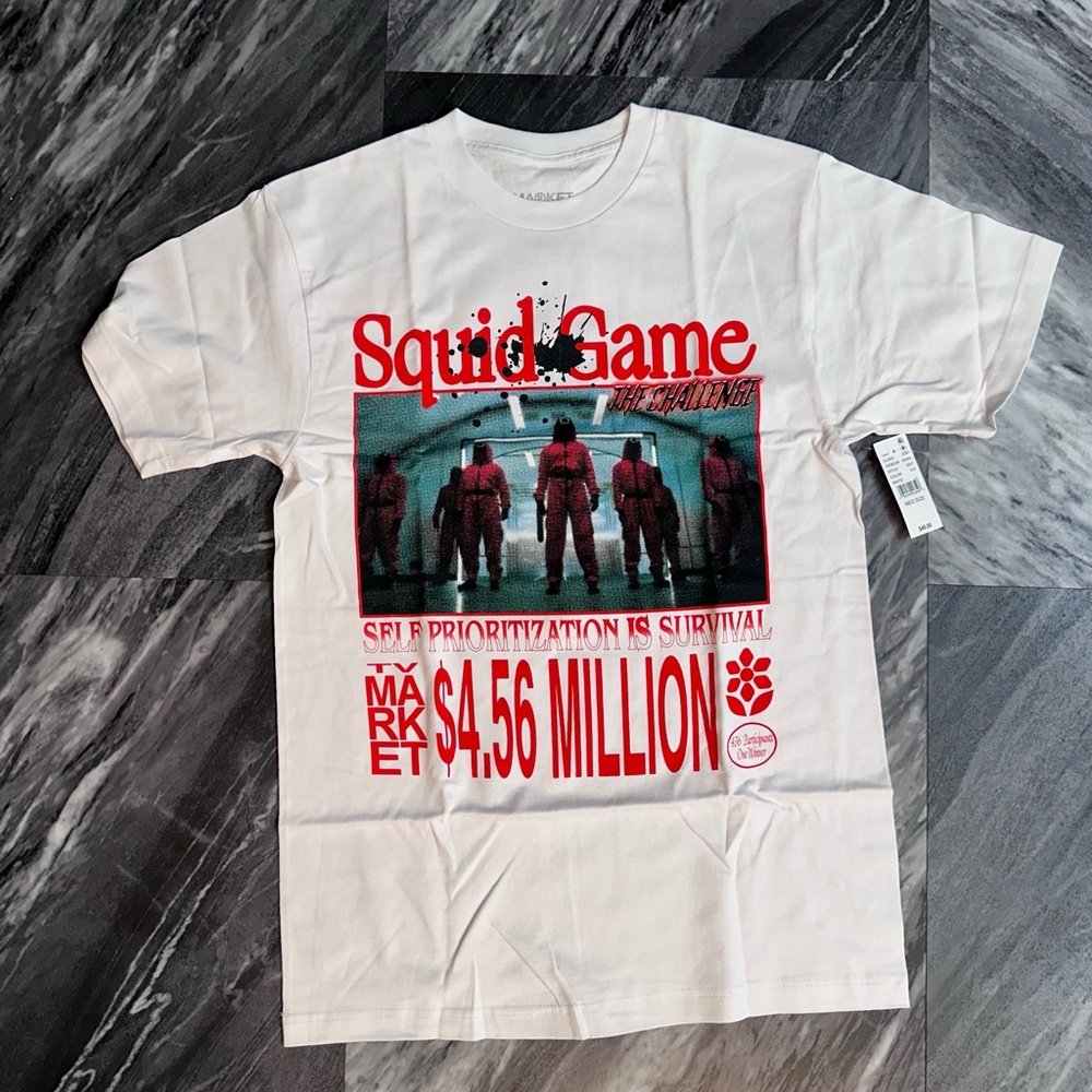 PacSun Market Squid Game White T-Shirt